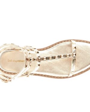 Femme Sandales Les Tropezienne Coralie Or Gold Silver Shoes Châteauneuf-les-Martigues 8
