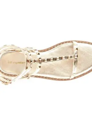 Femme Sandales Les Tropezienne Coralie Or Gold Silver Shoes Châteauneuf-les-Martigues 3