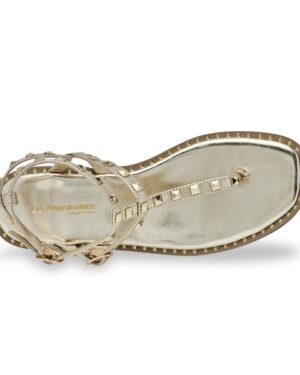 Femme Sandales Les Tropezienne Coraze Or Gold Silver Shoes Châteauneuf-les-Martigues 3