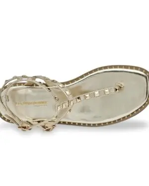 Femme Sandales Les Tropezienne Coraze Or Gold Silver Shoes Châteauneuf-les-Martigues 3
