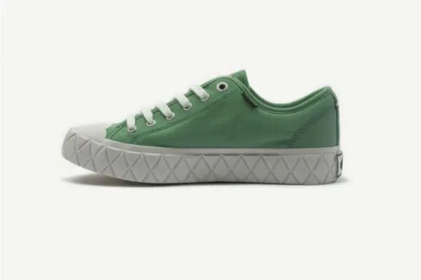 Femme Basket Palladium Palla Ace Canvas Vintage Green Silver Shoes Châteauneuf-les-Martigues 6