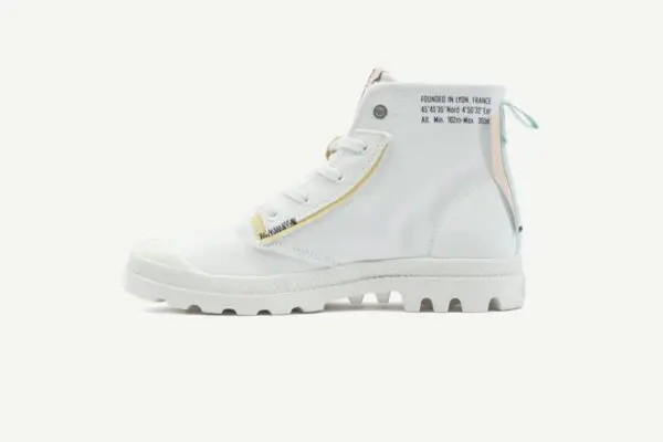 Femme Basket Palladium Pampa Underplayer Star White Silver Shoes Châteauneuf-les-Martigues 8